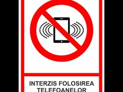 Indicator interzis telefonul mobil